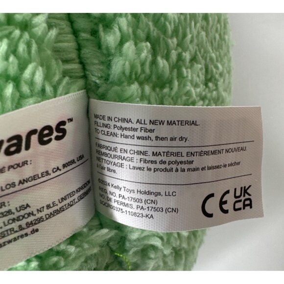 Fuzzamallows Green  Goat-Llama Plush By Jazware Polyester Fibers12 inches - Picture 6 of 7